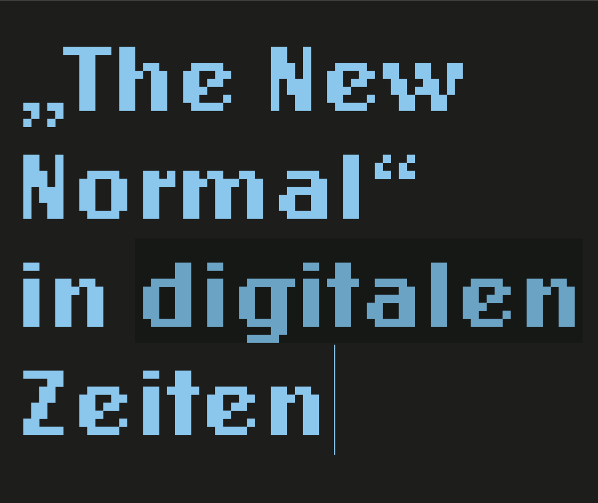 The New Normal